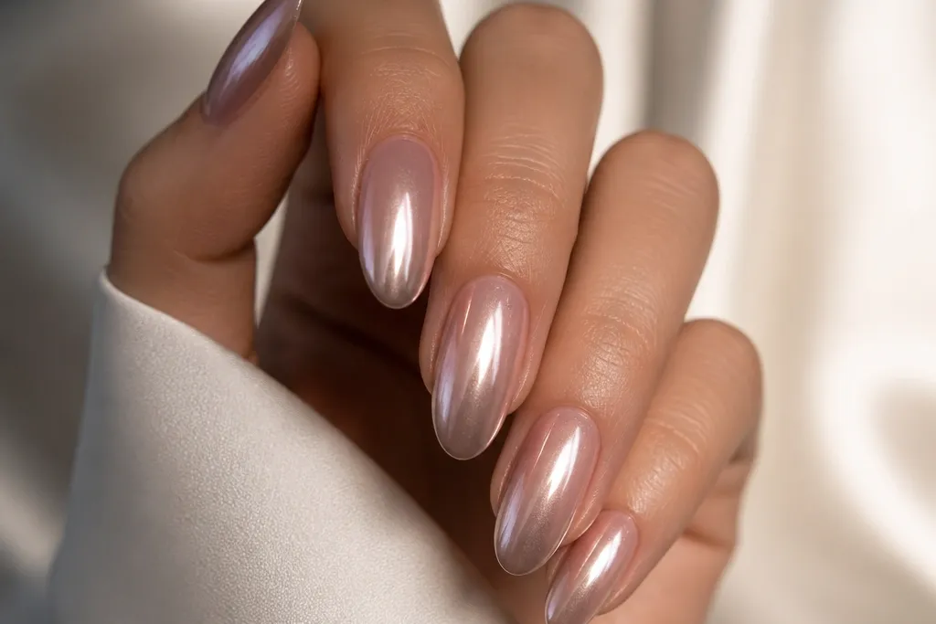 Aesthetic Ombre Chrome Nails That Look Expensive
